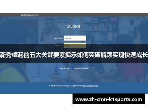 新秀崛起的五大关键要素揭示如何突破瓶颈实现快速成长