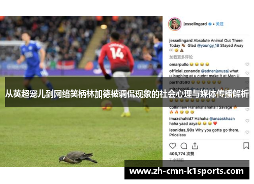 从英超宠儿到网络笑柄林加德被调侃现象的社会心理与媒体传播解析