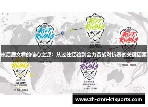 棋后居文君的信心之源：从过往经验到全力备战对抗赛的关键因素